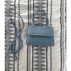 Zara mini denim bag